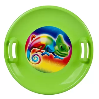 Snow Saucer STT - Orange Chameleon - Green Chameleon