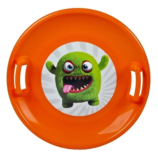 Snow Saucer STT - Orange Emoji Girl - Orange Monster