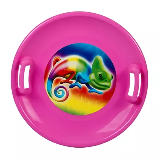 Snow Saucer STT - Green Monster - Pink Chameleon