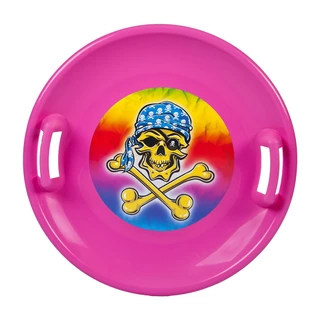 Snow Saucer STT - Blue Emoji Girl - Pink Pirate