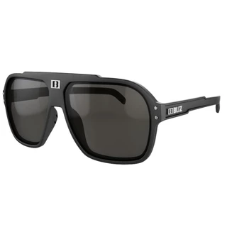 Sunglasses Bliz Targa - Black with Blue Lenses - Black with black lenses