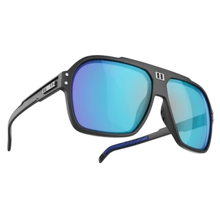 Sunglasses Bliz Targa - Black with Blue Lenses