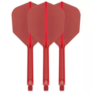 Dart Flights Target K-Flex No.6 Medium – 3-Pack - Red