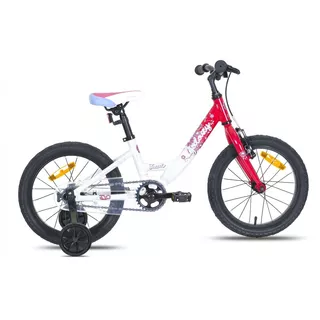 Detský bicykel Galaxy Tauri 16" - model 2020 - ružovo-biela