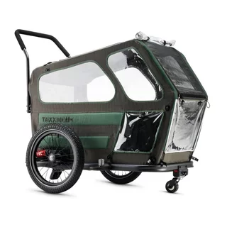 Vozík pre psa TaXXi M tmavo šedá/tmavo zelená