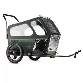 Dog Bicycle Trailer TaXXi M Dark Gray/Dark Green