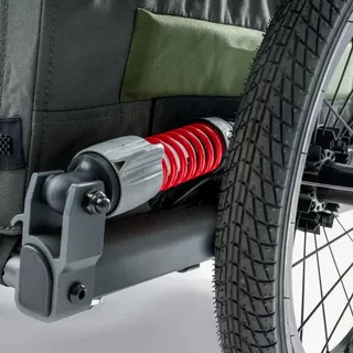 Dog Bicycle Trailer TaXXi M Dark Gray/Dark Green