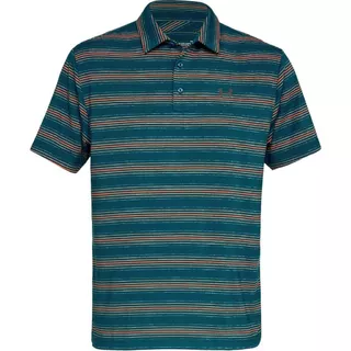 Pánske tričko Under Armour Playoff Polo - XS - Techno Teal / Techno Teal / Rhino Gray