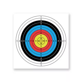 Paper Archery Target inSPORTline Darber 40 x 40 cm – 10 Pcs.