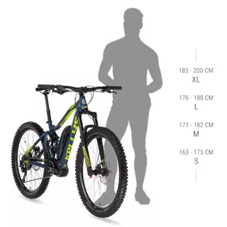 Celoodpružené elektrokolo Kellys Theos 50 27,5" - model 2019 - S (15")
