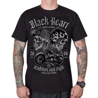 Triko BLACK HEART Traditional and Style