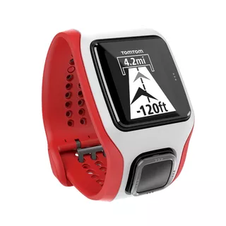 GPS hodinky TomTom Runner Cardio - bílo-červená