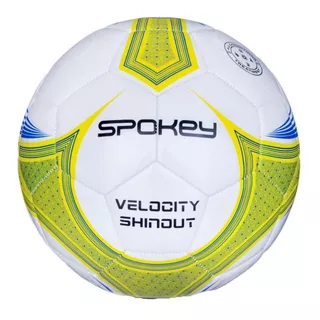 Футболна топка SPOKEY Velocity Shinout, Бял / Жълт