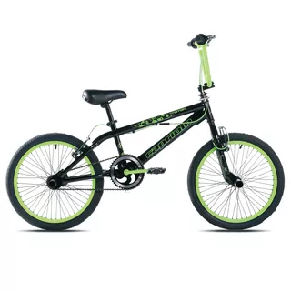 BMX kerékpár Capriolo Totem 20" - modell 2017 - Fekete piros - fekete zöld