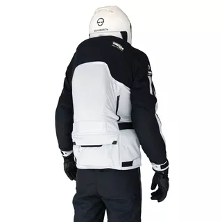 Helite Touring New Airbag-Jacke aus Textilmaterial grau