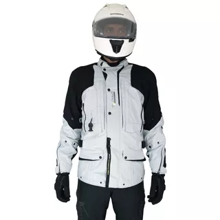 Airbag Jacket Helite Touring New Textile Gray - M