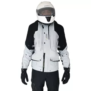 Airbag Jacket Helite Touring New Textile Gray - M