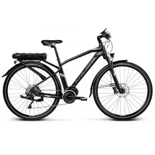 Trekingové elektrokolo Kross Trans Hybrid 5.0 28" - model 2019 - Black / Graphite Matte, M (19") - Black / Graphite Matte