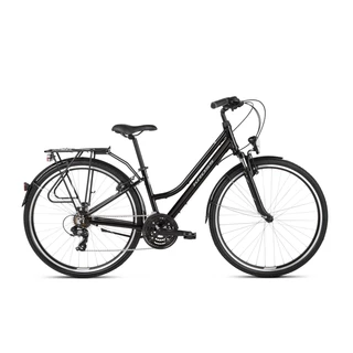 Dámsky trekingový bicykel Kross Trans 1.0 28" SR - model 2022 - biela/šedá nová - čierna/šedá (nová)