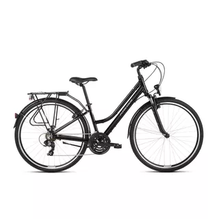 Dámské trekingové kolo Kross Trans 1.0 28" SR Gen 003 - černá/šedá
