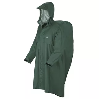 Płaszcz przeciwdeszczowy FERRINO Trekker S/M - Czerwony - Zielony