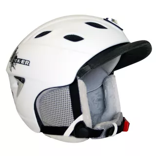 Kask narciarski WORKER Trentino - Biała z  logo
