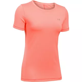 Dámske tričko Under Armour HG Armour SS - Neon Coral