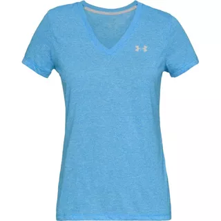 Dámske tričko Under Armour Threadborne Train SSV Twist - XS - Blue Circuit /  / Ghost Gray