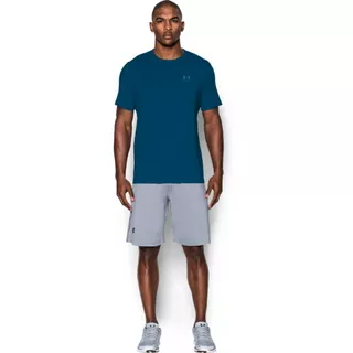 Pánske tričko Under Armour CC Left Chest Lockup - True Gray Heather