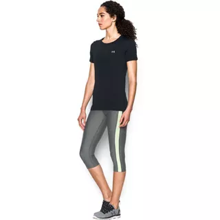 Dámske tričko Under Armour HG Armour SS - Charcoal Light Heather