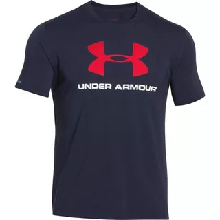 Pánske tričko Under Armour CC Sportstyle Logo - True Gray Heather