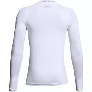 Detské tričko Under Armour Armour LS - White / White / Overcast Gray