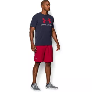 Pánske tričko Under Armour CC Sportstyle Logo - True Gray Heather