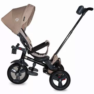 Three-Wheel Stroller w/ Tow Bar Coccolle Velo - Beige