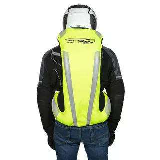 Airbagová vesta Helite Turtle 2 HiVis rozšířená, mechanická s trhačkou