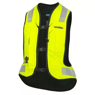 Airbagová vesta Helite Turtle 2 HiVis, mechanická s trhačkou - žlutá