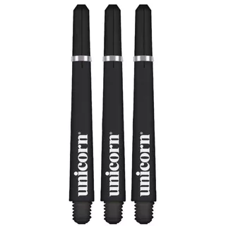 Dart Shafts Unicorn Gripper 4 Black Medium – 3-Pack