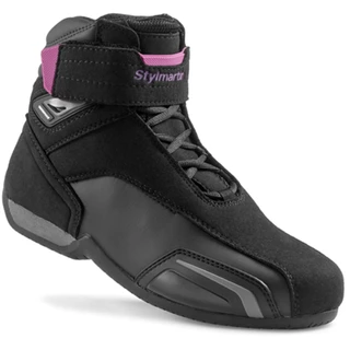 Moto topánky  Stylmartin Vector Lady - čierno-ružová