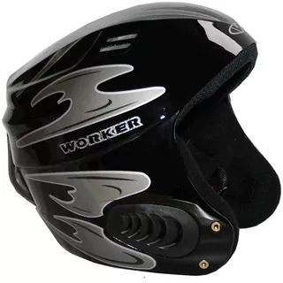 Vento Gloss Graphics Ski Helmet  WORKER - XXS (51-52) - Black Graphics