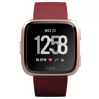 Fitbit Versa Merlot Band/Rose Gold Case kluge Uhr