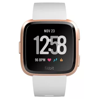 Chytré hodinky Fitbit Versa White Band/Rose Gold Case