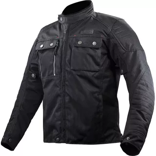 Pánska moto bunda LS2 Vesta Man Black - čierna