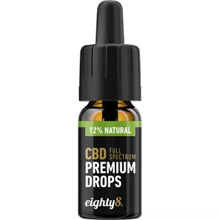 CBD kapky Eighty8 Natural 12% 10 ml