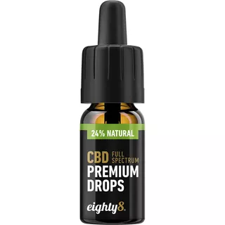 CBD kvapky Eighty8 Natural 24 %