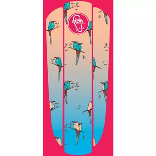 Penny Board Sticker Fish Classic 22” - Red Birds