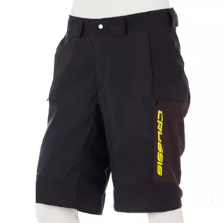 Crussis Radhose - schwarz/gelb fluo