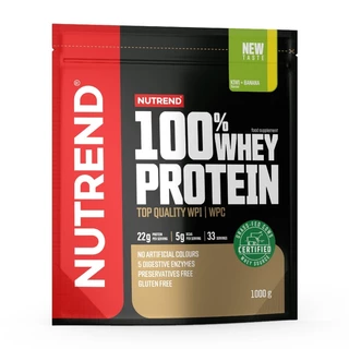 Powder Concentrate Nutrend 100% WHEY Protein 1,000 g - Vanilla