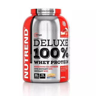 Práškový koncentrát Nutrend Deluxe 100% WHEY 2250g - čokoláda+lískový ořech