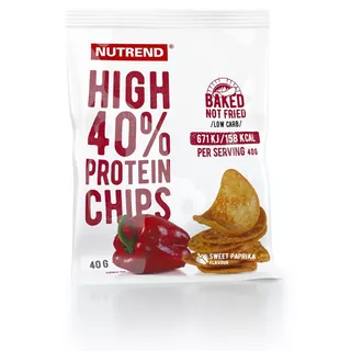 Proteinové chipsy Nutrend High Protein Chips 6x40g - juicy steak