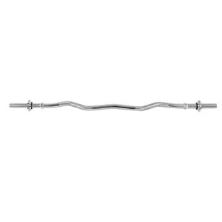 Curled Barbell Bar inSPORTline 120 cm/30 mm RB-47CT